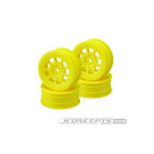 JConcepts 9 shot - B6.1 | YZ2 | XB2 | RB7 | KC, KD, 2.2" front wheel (yellow) - 4pc / JCO3397Y