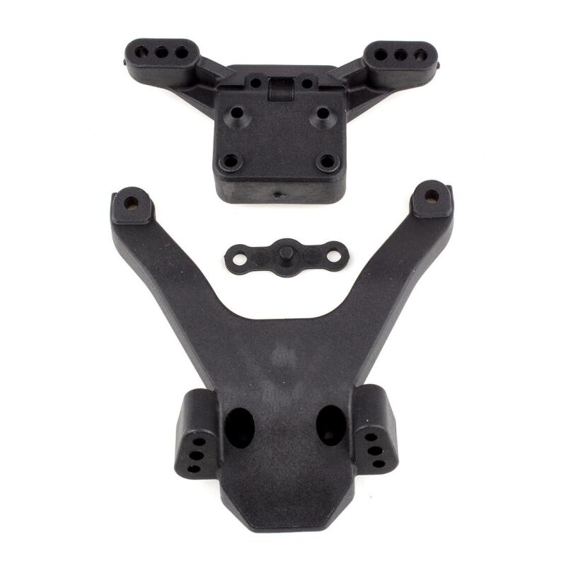 Team Associated RC10B6.3 Front Top Plate and Ballstud Mount / AE91884