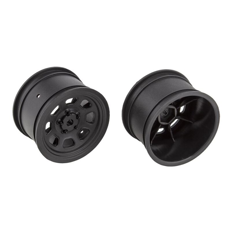Team Associated SR10 Rear Wheels, black / AE71097