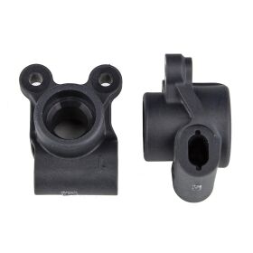 Team Associated RC10B6.2 FT Rear Hubs, Carbon / AE91876