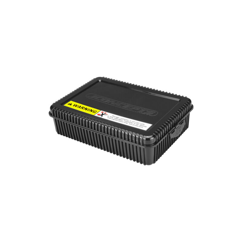 Jconcepts Shorty storage box w/ foam liner - black / JCO2496-2