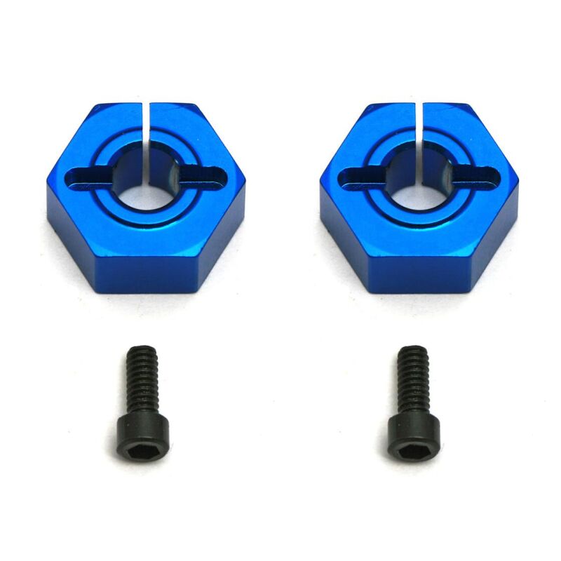Team Associated FT 12 mm Alum. Clamping Wheel Hexes, SC10 Front / AE9893