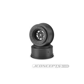 JConcepts Tactic - Slash | Bandit, Street Eliminator 2.2 x 3.0" 12mm hex rear wheel - (black) / JCO3400B