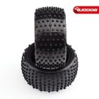 Sweep CUBY 2wd/4wd Rear Yellow long wear compound (Medium) 1/10 Astro turf / Carpet tires (Only tires) 2pcs / SW-139YN