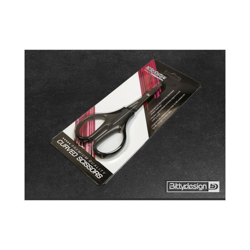Bittydesign CURVED Tip Polycarbonate Scissors / BDSS-37855-C