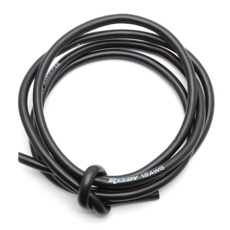 Reedy SILICONE WIRE 12AWG-BLK (1M) / AE647