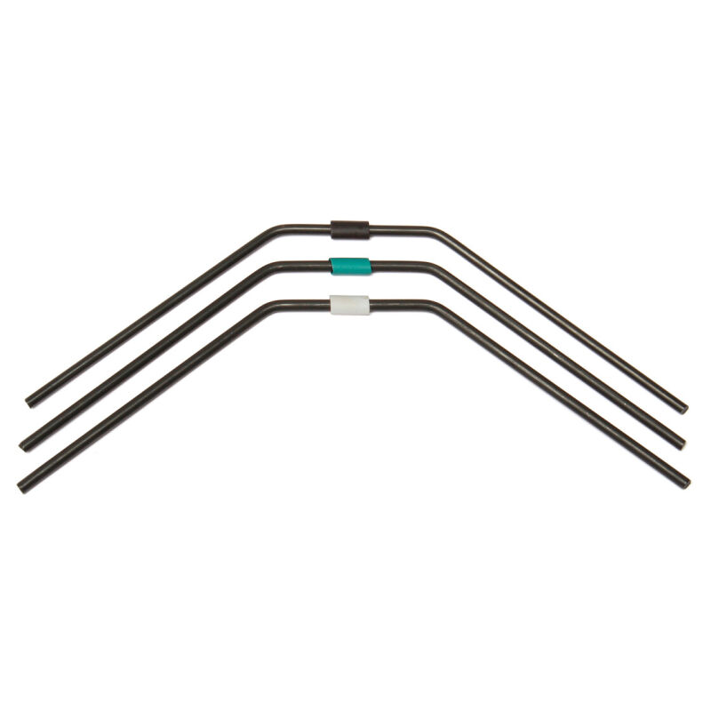 Team Associated RC8B3 FT Front Anti-roll Bars, 2.3-2.5mm / AE81130