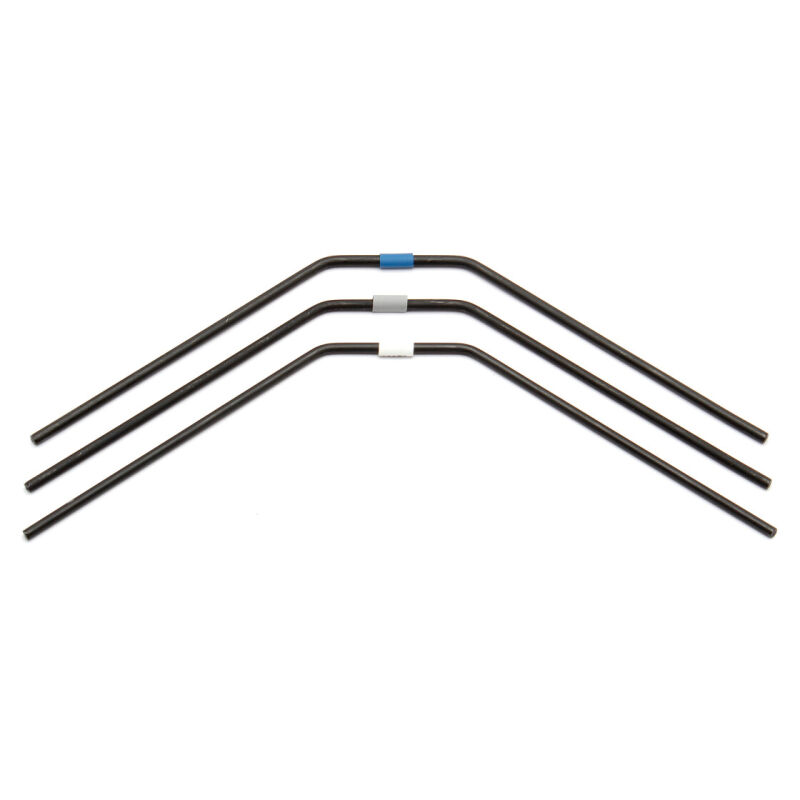 Team Associated RC8B3 FT Rear Anti-roll Bars, 2.5-2.7mm / AE81140