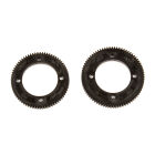 Team Associated RC10B74 Center Diff Spur Gears, 72T/48P, 78T/48P / AE92149