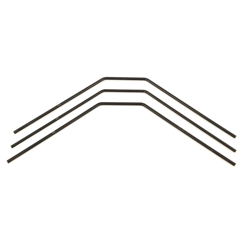 Team Associated RC8B3 FT Rear Anti-roll Bars, 2.2-2.4mm / AE81139