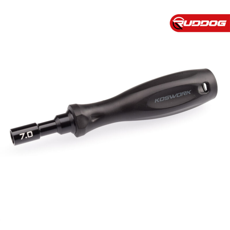 Koswork Hard Coated Aluminum 7mm Compact Wheel Nut Driver (For 4mm nut) / KOS13204-N7