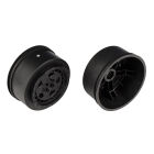 Team Associated Fifteen52 Turbomac HD Wheels, 2.2"/3.0", +3mm offset, black / AE25849