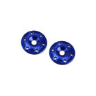 Jconcepts Finnisher - 1/8th buggy / truck - screw-in type aluminum wing button - blue / JCO2214-1