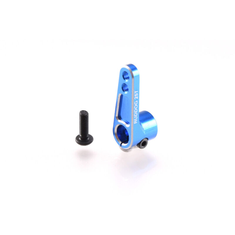 RUDDOG Aluminium Offset Servo Horn 25T Blue / RP-0087
