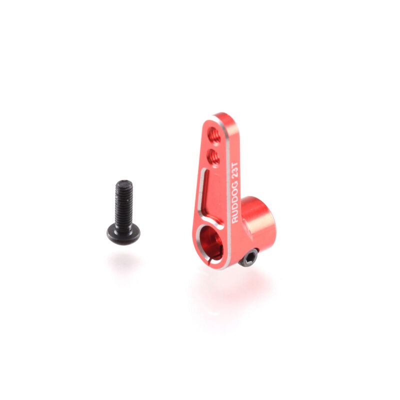 RUDDOG Aluminium Offset Servo Horn 23T Red / RP-0088-23
