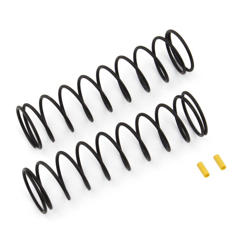 Team Associated Rear Springs V2, yellow, 4.4 lb/in, L86, 10.25T, 1.6D / AE81232