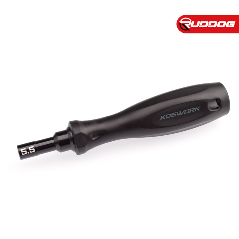 Koswork Hard Coated Aluminum 5.5mm Compact Nut Driver (For 3mm nut) / KOS13204-N55