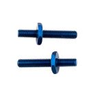Team Associated RC10B6 FT Aluminium Akku Strap Shoulder Screw, Blue / AE91905