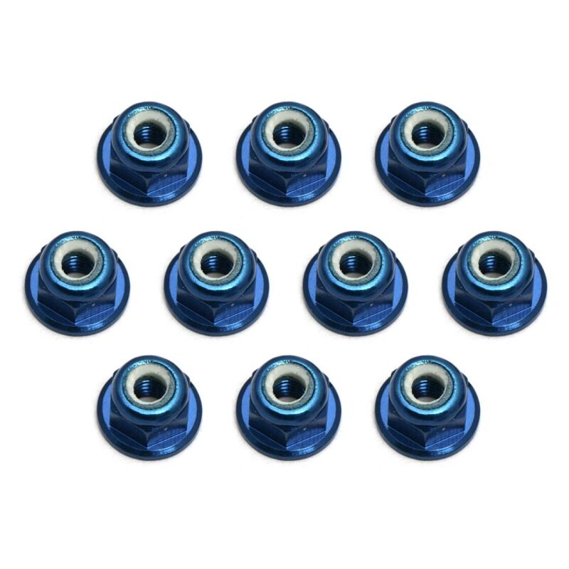 Team Associated FT Blue 3mm Locknut / AE25392
