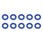Team Associated Ballstud Washers, 5.5x0.5 mm, blue aluminum / AE31381