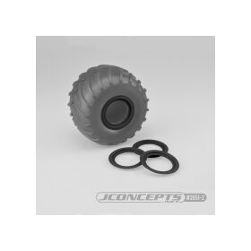 Jconcepts Tribute wheel beadlocks - black - glue-on set,...
