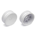 Team Associated Buggy Front Hex Wheels, white / AE9690