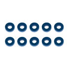 Team Associated Washers, 7.8x3.5x2.0mm, blue aluminum / AE31389