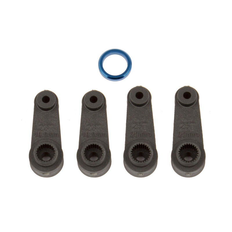 Team Associated RC10B74 Servo Horns / AE92247