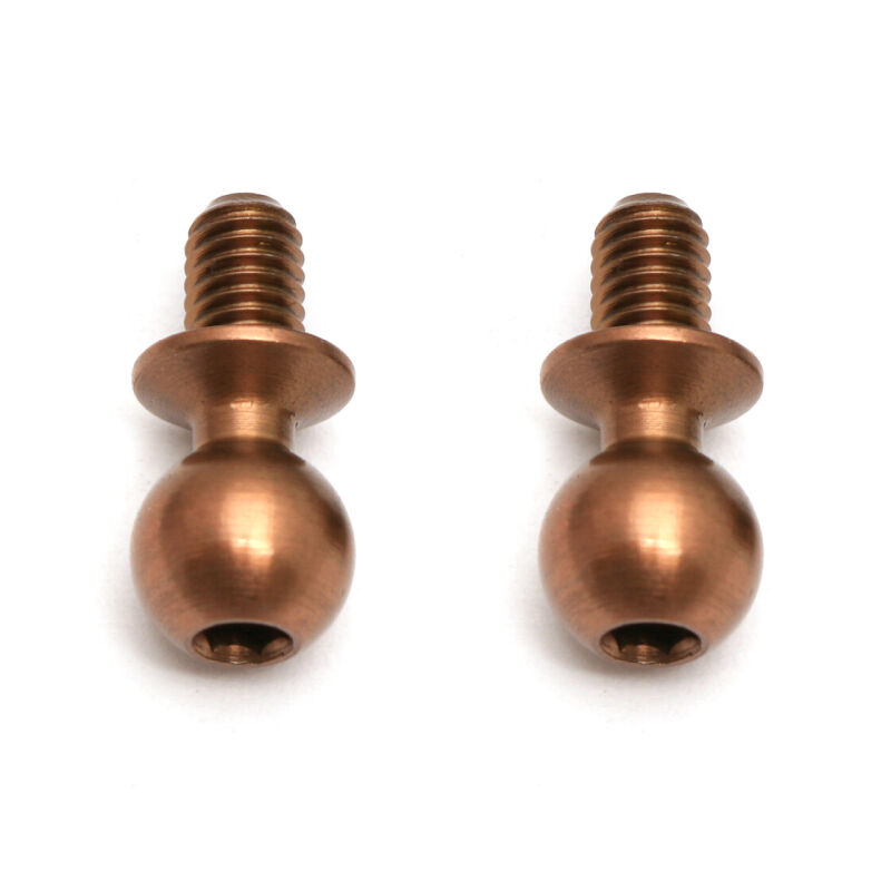 Team Associated FT Heavy-Duty Ballstuds, 4 mm, TiN / AE91452