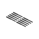 Jconcepts Dirt Racing Products - shock tower hole plugs - 10pc (black) / JCO8112