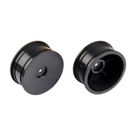 Team Associated Narrow Wheels, black / AE21549