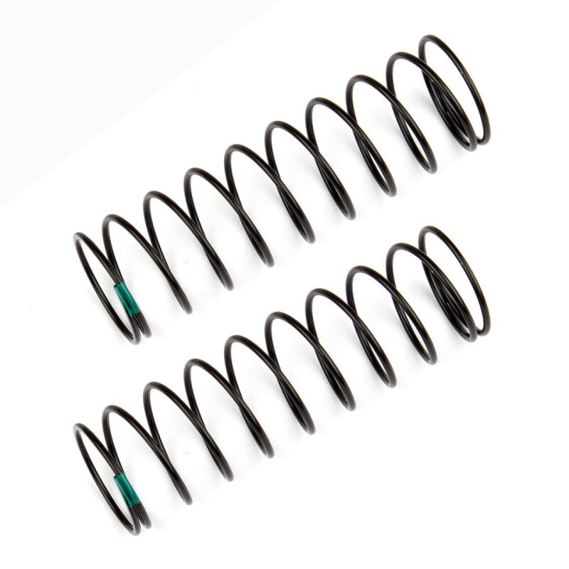 Team Associated Rear Shock Springs, green, 1.80 lb in, L61mm / AE91837