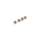 Hiro Seiko Thin Serrated Wheel Nut 4mm (Ti | 4pcs) / HS-48668
