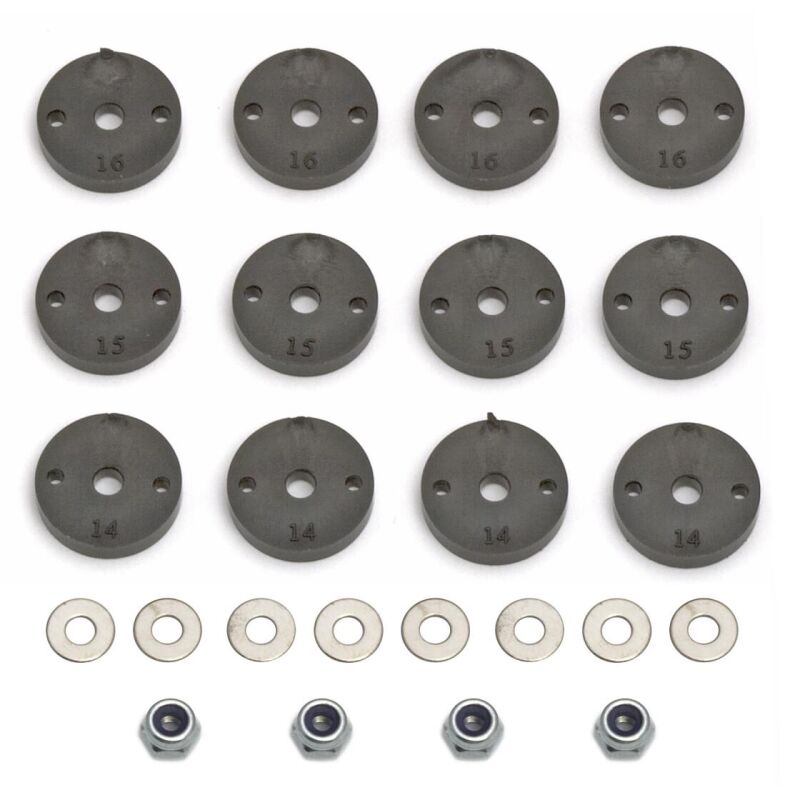 Team Associated FT Shock Piston Set / AE89055