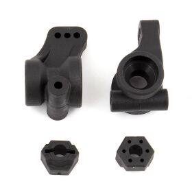 Team Associated Rear Hubs and Wheel Hexes / AE91418