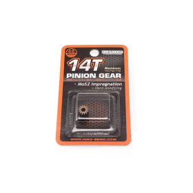 Hiro Seiko Hard Coated Alum. Pinion Gear (MoS2) DP48-14T...