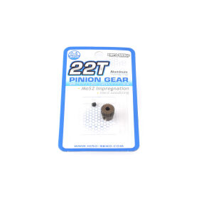 Hiro Seiko Hard Coated Alum. Pinion Gear (MoS2) DP64-22T...