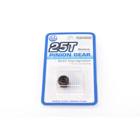 Hiro Seiko Hard Coated Alum. Pinion Gear (MoS2) DP64-25T...