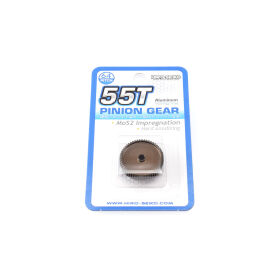 Hiro Seiko Hard Coated Alum. Pinion Gear (MoS2) DP64-55T...