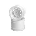 Jconcepts Hazard - 1.7" RC10 rear wheel - white (1/4" original axle) / JCO3359W