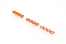 RUDDOG 3mm Washer Set Orange (0.5mm/1.0mm/2.0mm) /...