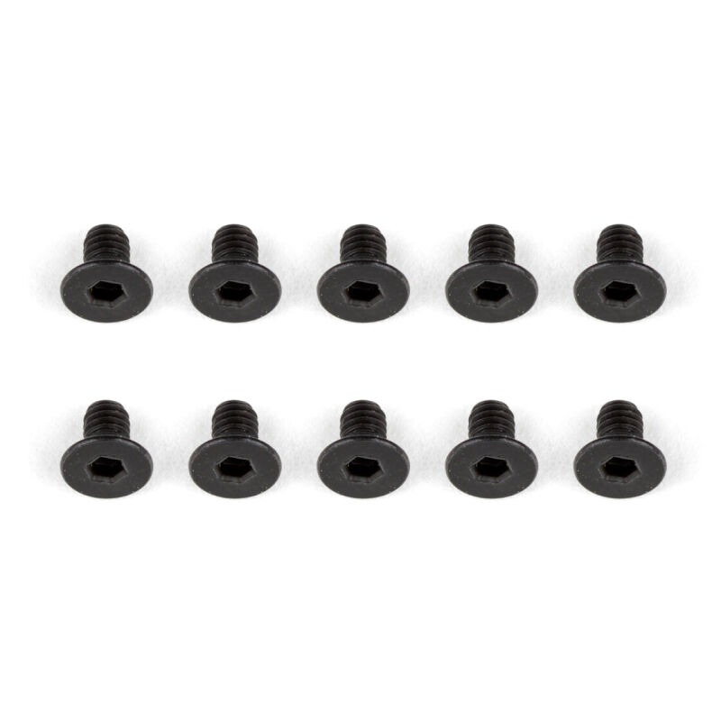 Team Associated Screws, M2.5x4 mm FHCS / AE31518
