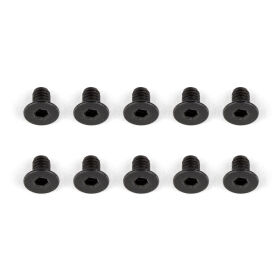 Team Associated Screws, M2.5x4 mm FHCS / AE31518