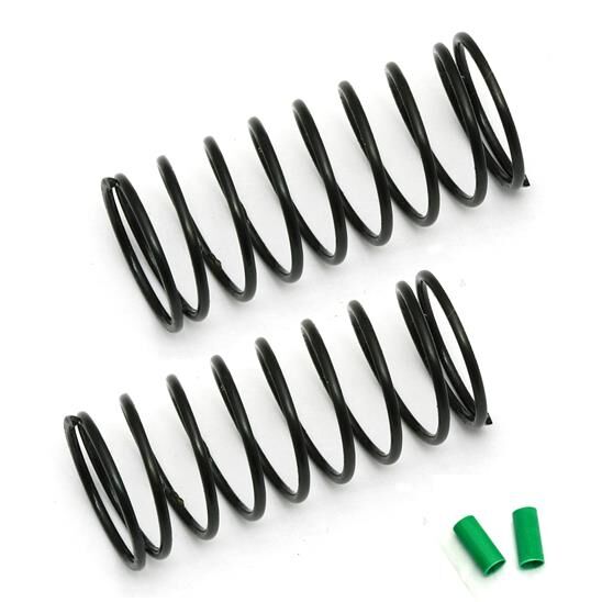 Team Associated FT 12mm Front Springs, green, 3.15 lb / AE91327