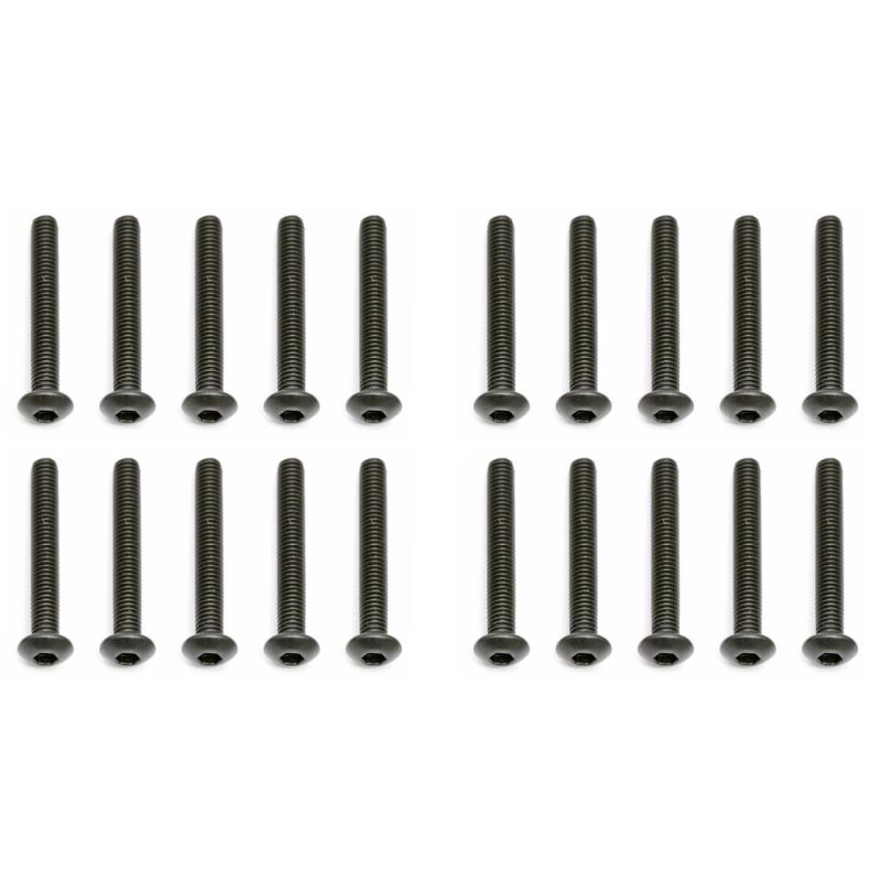 Team Associated Screws, 3x22 mm BHCS / AE25189