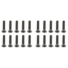 Team Associated Screws, 3x16 mm FHCS / AE25204