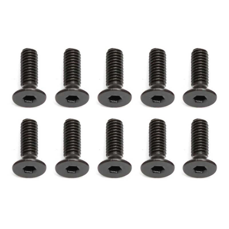Team Associated Screws, 2.5x8 mm FHCS / AE31448