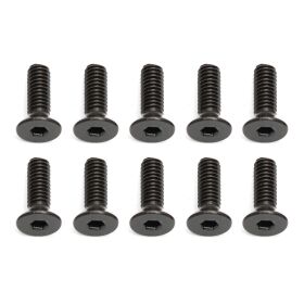 Team Associated Screws, 2.5x8 mm FHCS / AE31448
