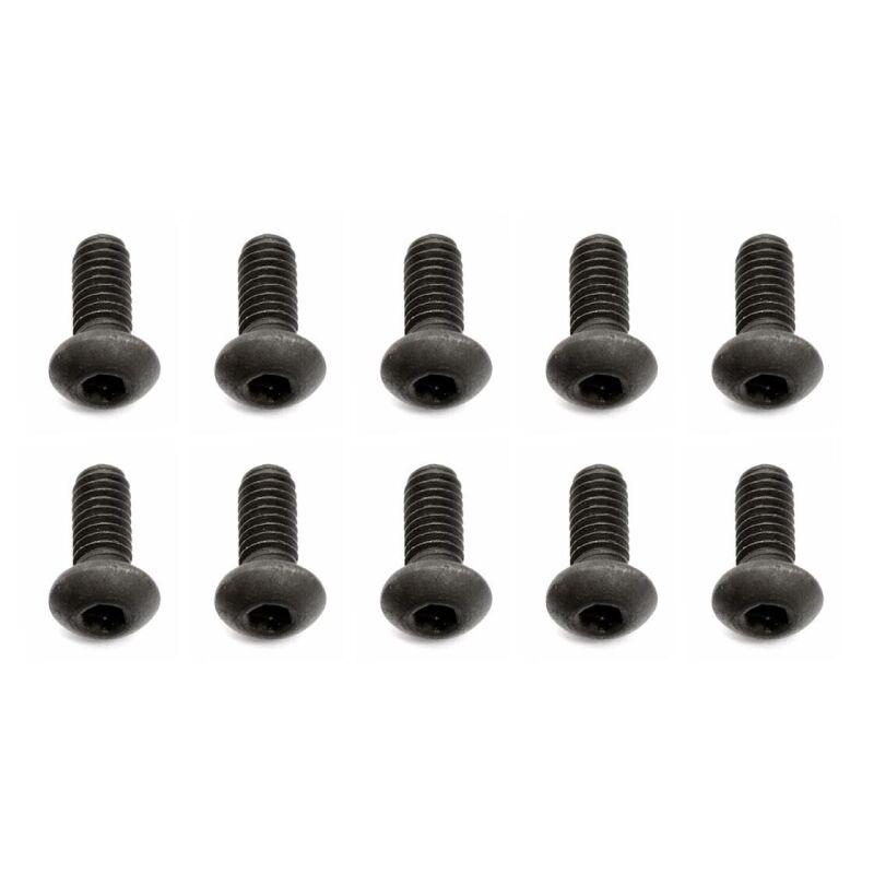 Team Associated Screws, 2.5x0.45x6 mm BHCS / AE31520
