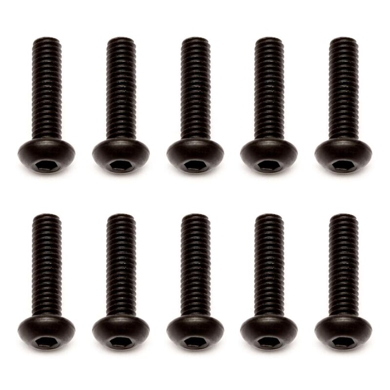 Team Associated Screws, 2.5x10 mm BHCS / AE31522